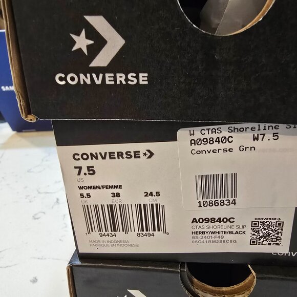 Woman's Shoes Converse Chuck Taylor All Star Shoreline Slip-On Sneaker Size 7.5 - Picture 7 of 12